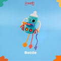 Mainan Edukasi Anak Teether Pop it Pull String Toys Stimulasi Sensorik Motorik