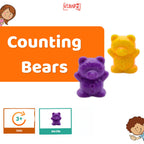 Mainan Edukasi Anak Counting Bears Montessori Belajar Berhitung dan Mengenal Warna