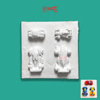 Mainan Edukasi Anak DIY Melukis Patung Gypsum Canvas Art