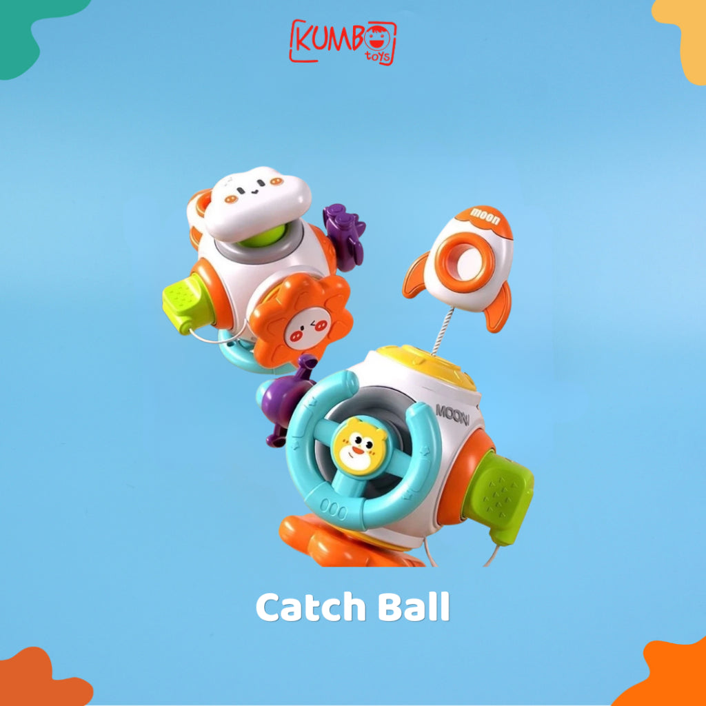 Mainan Edukasi Bayi Busy Puzzle Hand Catch Ball Stimulus Motorik