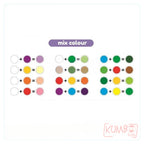 Mainan Edukasi Anak Modeling Clay 8 Warna Sculpting dan Cetakan Warna Clay