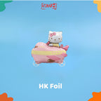 Mainan Anak Balon Foil Roda 4D Karakter Lucu Dengan Tali Mainan Anak Souvenir Ulang Tahun