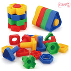 Mainan Edukasi Anak Sekrup Bongkar Pasang Skrup Baut Mur Screw Building Blocks