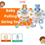 Mainan Edukasi Anak Teether Baby Pulling String Toys