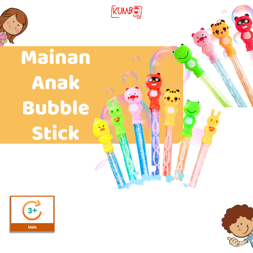 Mainan Edukasi Anak Bubble Stick Gelembung Tiup Balon