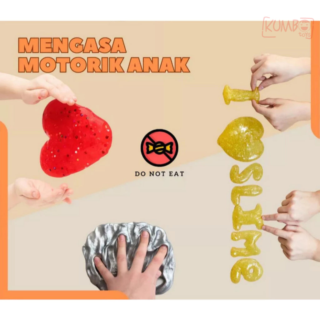 Mainan Edukasi Anak Slime Crystal Mud Water Slime