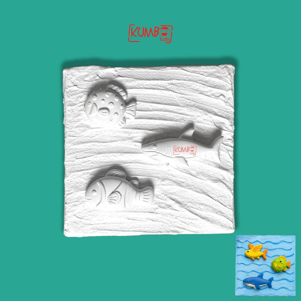 Mainan Edukasi Anak DIY Melukis Patung Gypsum Canvas Art