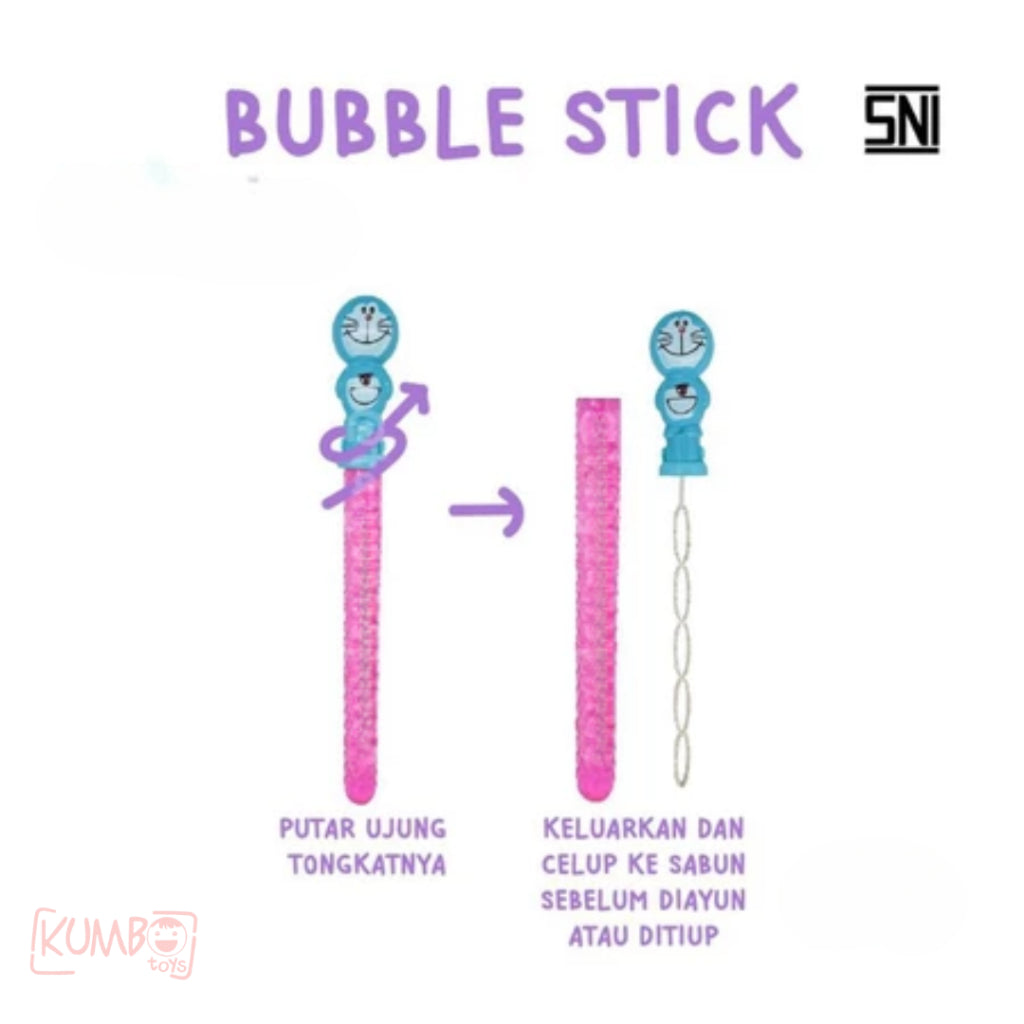 Mainan Edukasi Anak Bubble Stick Gelembung Tiup Balon