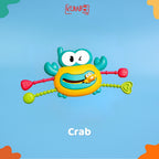 Mainan Edukasi Anak Teether Pop it Pull String Toys Stimulasi Sensorik Motorik