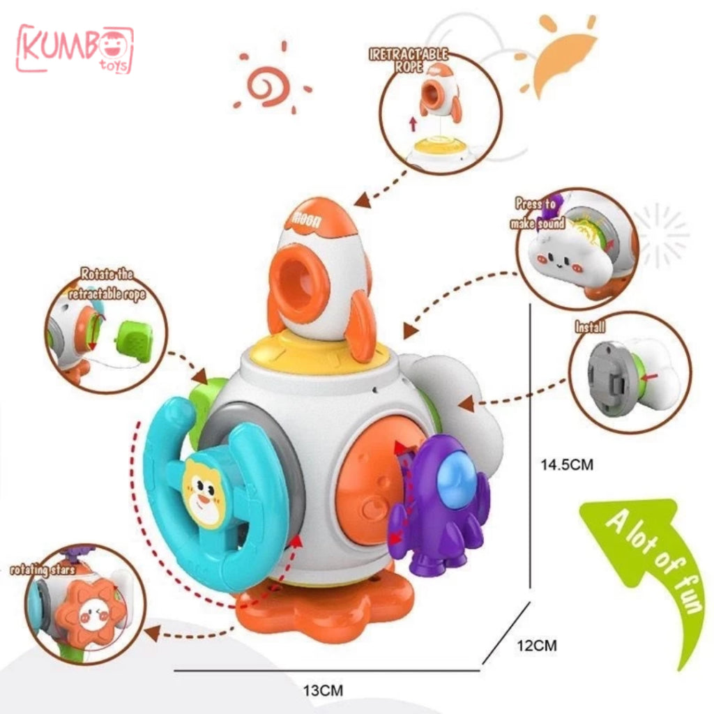 Mainan Edukasi Bayi Busy Puzzle Hand Catch Ball Stimulus Motorik