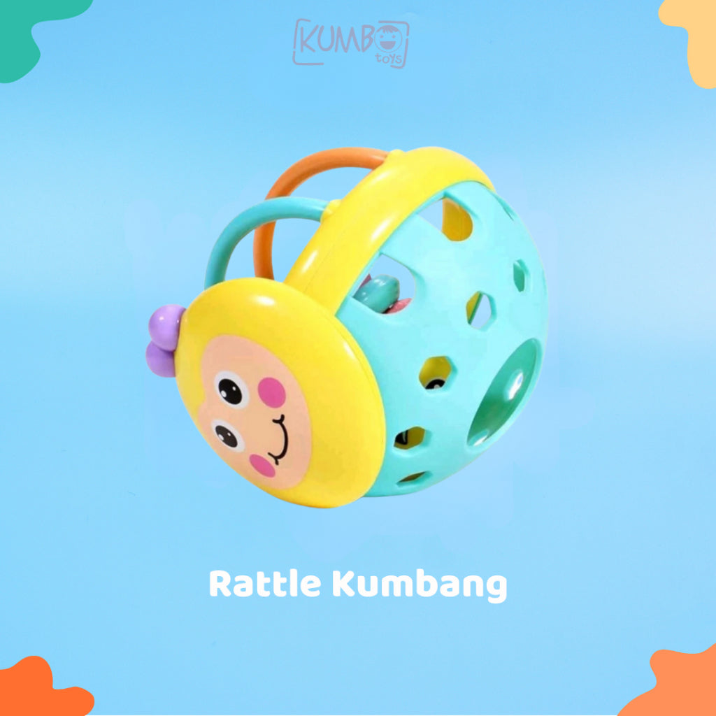 Mainan Edukasi Anak Bayi Rattle Genggam Kerincingan Animal Bentuk Kumbang