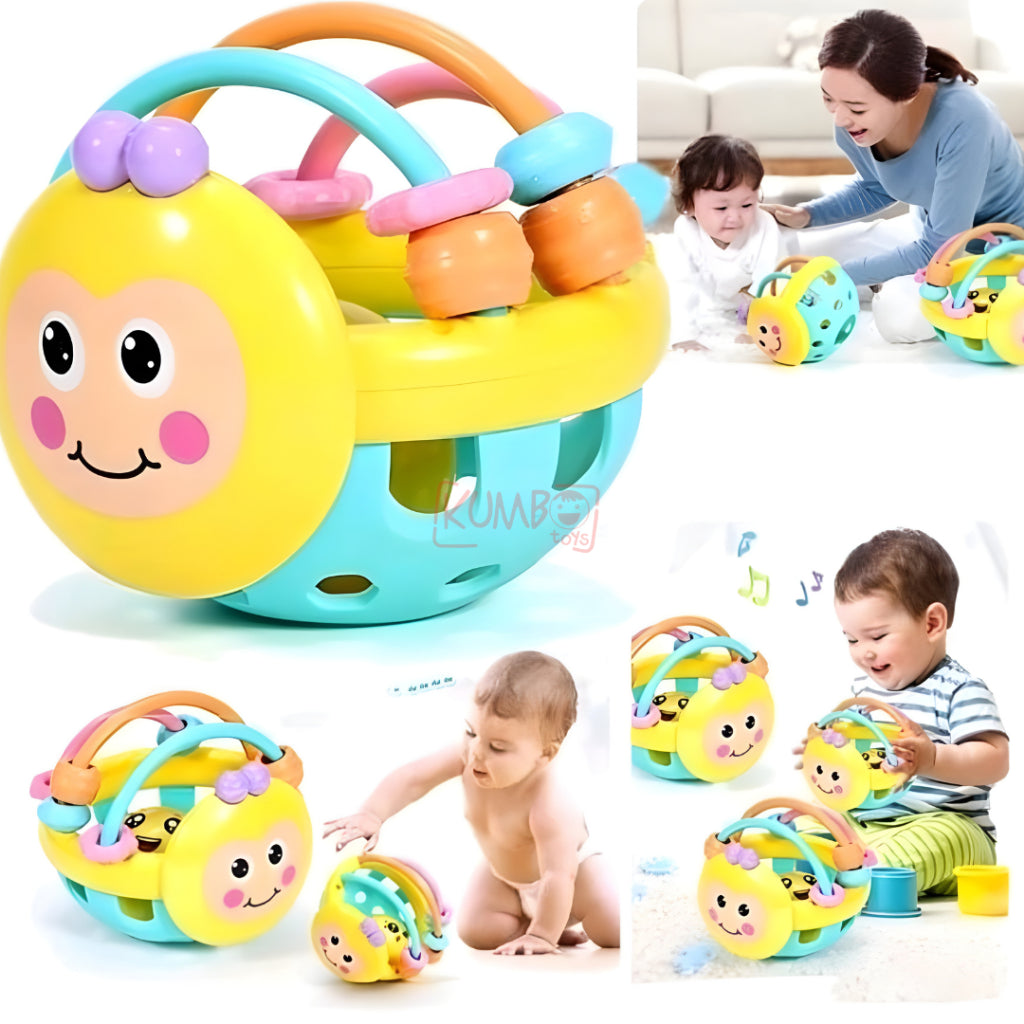 Mainan Edukasi Anak Bayi Rattle Genggam Kerincingan Animal Bentuk Kumbang