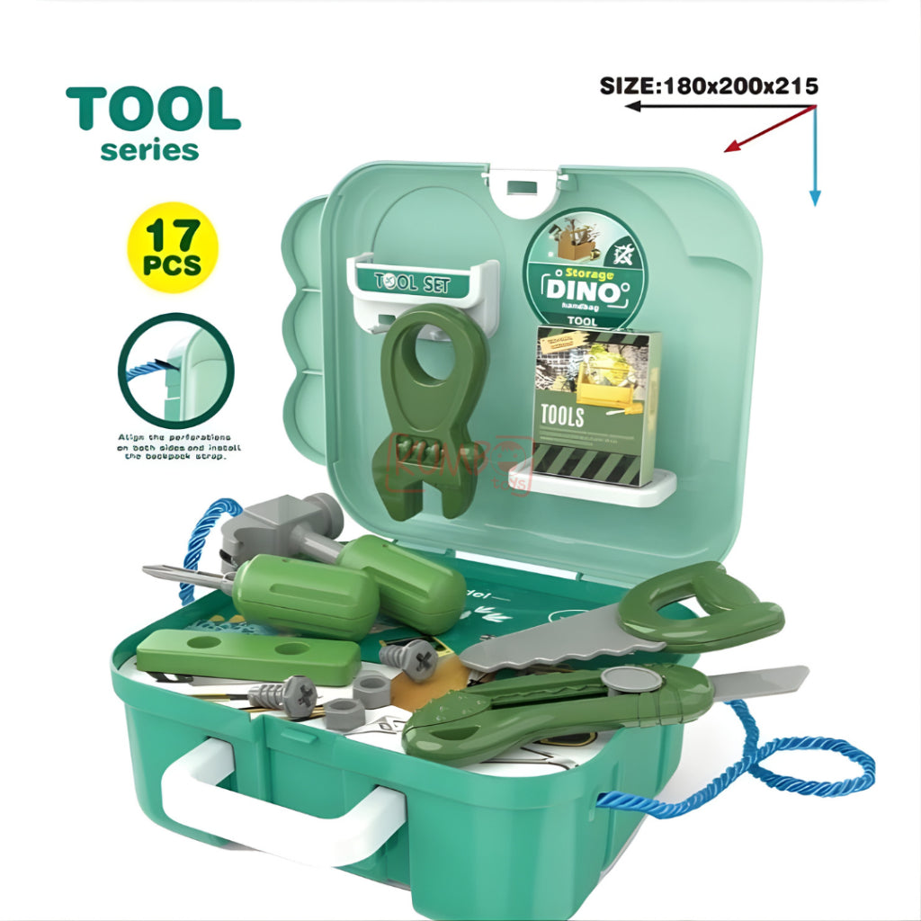 Mainan Edukasi Anak Toolbox Dinosaurus Alat Perkakas