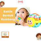 Mainan Edukasi Anak Bayi Rattle Genggam Kerincingan Animal Bentuk Kumbang