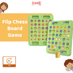 Mainan Edukasi Anak Flip Chess Game Board Menyamakan Gambar