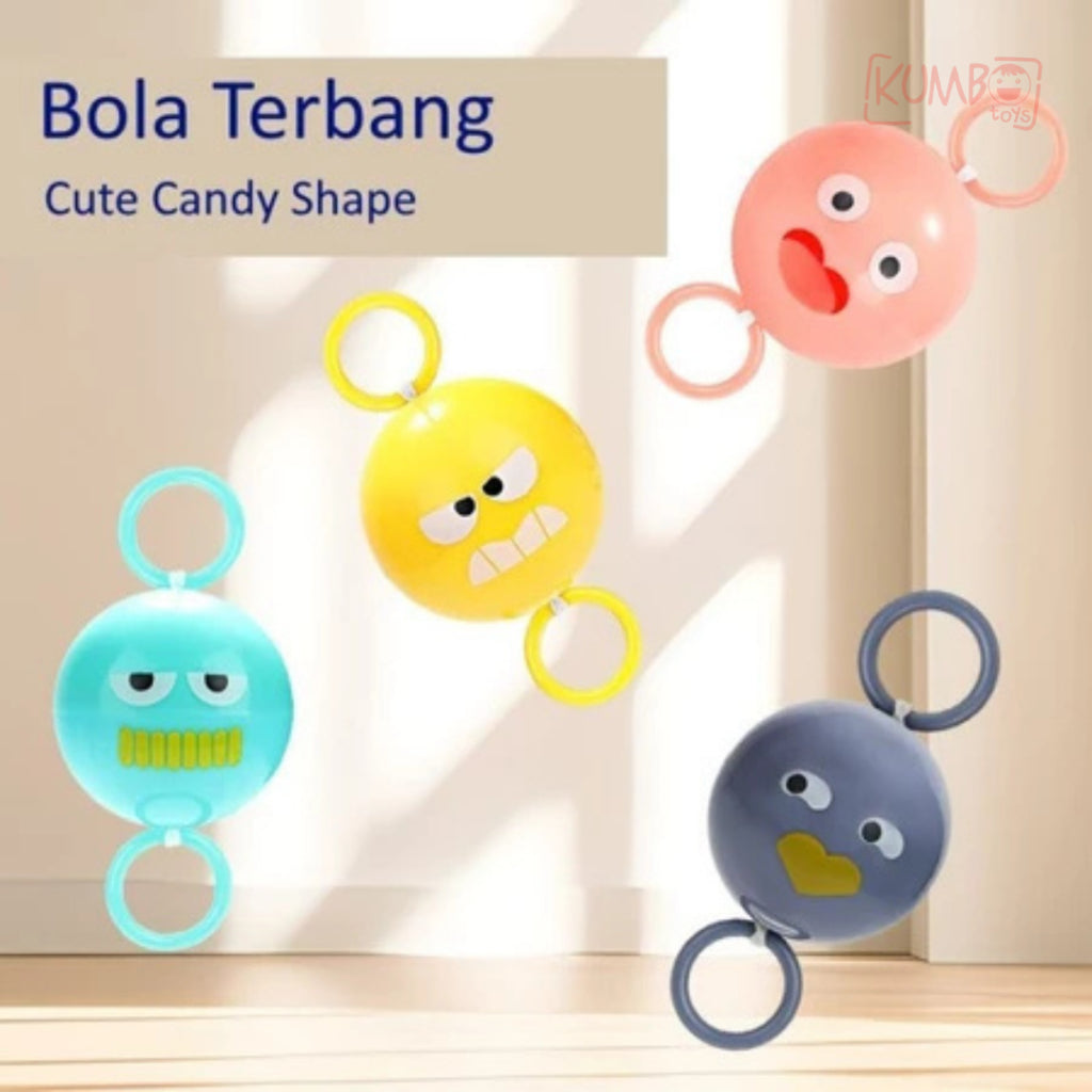 Mainan Anak Bola Lampu Berputar Stress Release Mainan