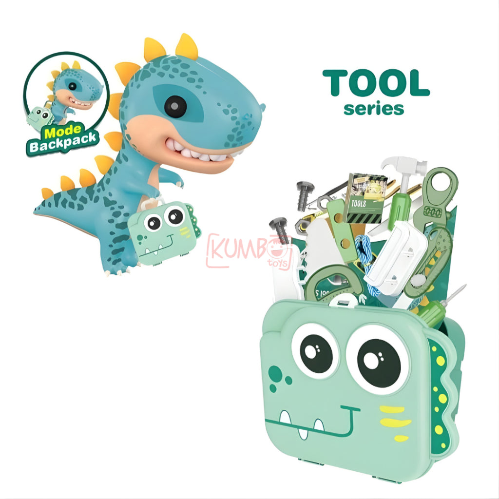 Mainan Edukasi Anak Toolbox Dinosaurus Alat Perkakas