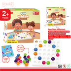 Mainan Edukasi Anak Pin Warna Board Game Montessori Anak