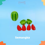 Mainan Edukasi Anak Pretend Play Potong Kupas Makanan Buah dan Sayur