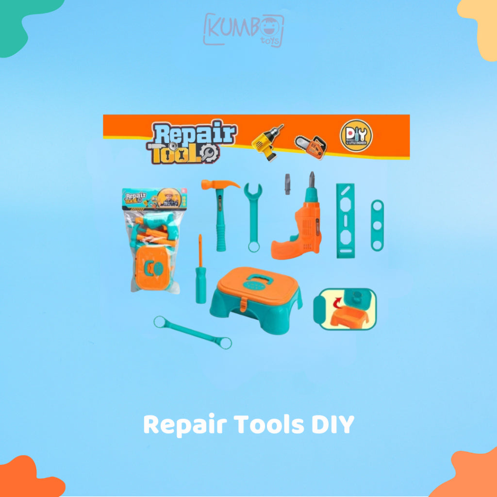 Mainan Edukasi Anak Repair Tools DIY Mainan Perkakas Bengkel