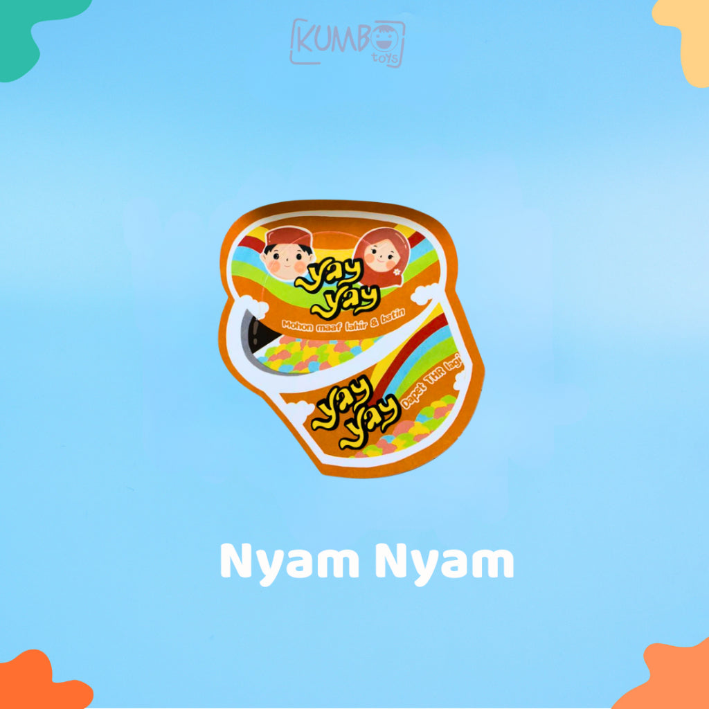 Amplop Lebaran Karakter Lucu Snack 3D