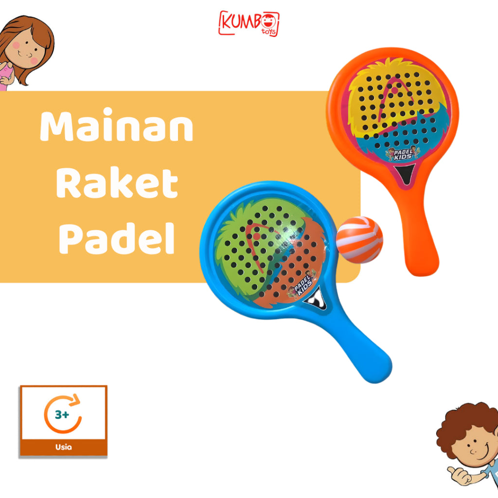 Mainan Edukasi Anak Raket Padel Outdoor Indoor