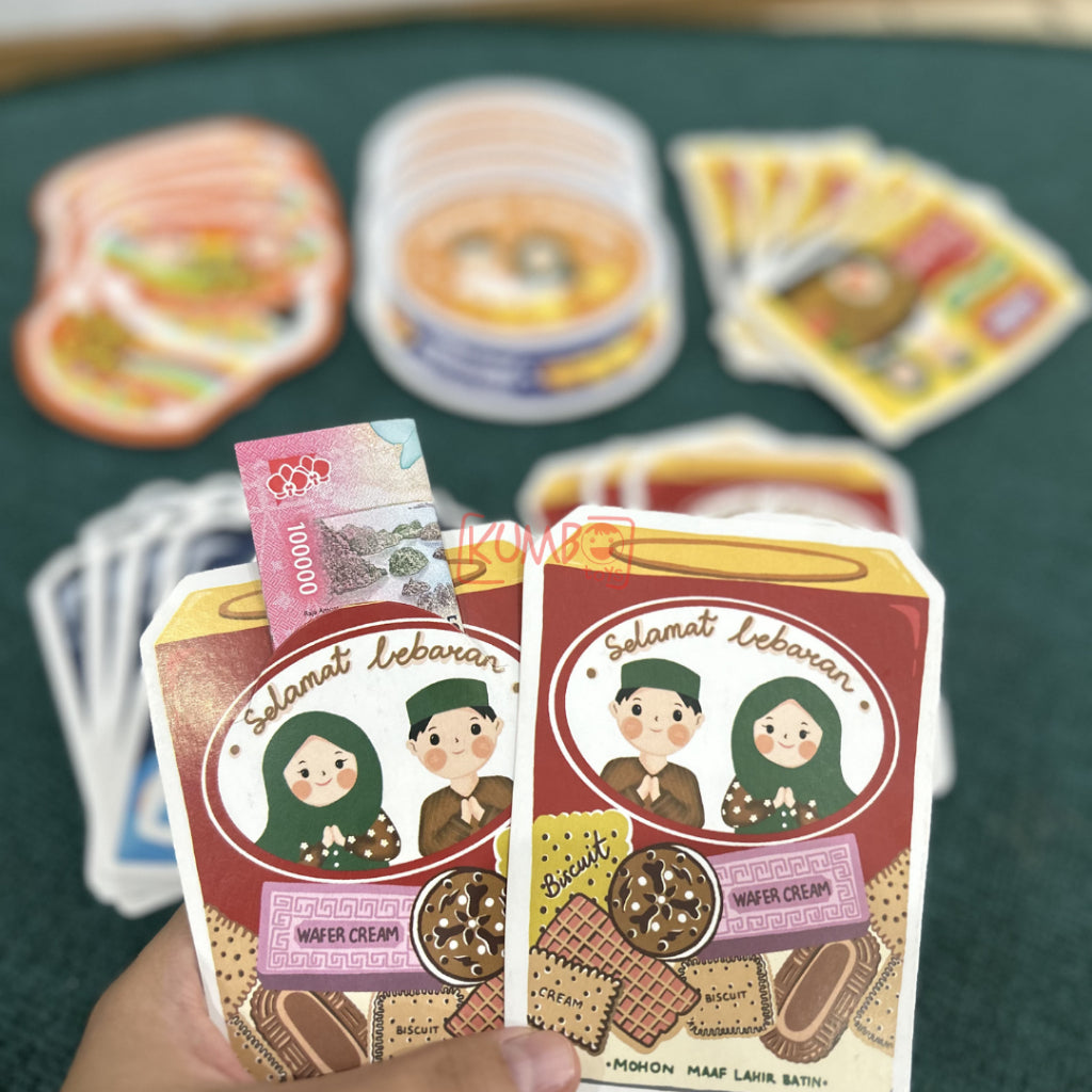 Amplop Lebaran Karakter Lucu Snack 3D