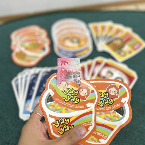 Amplop Lebaran Karakter Lucu Snack 3D