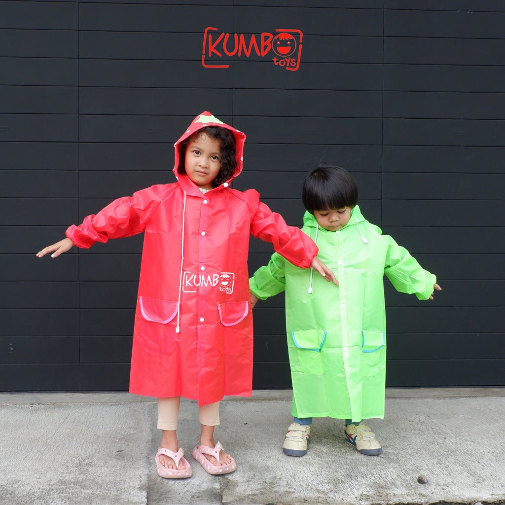 Jas Hujan Anak Karakter Lucu/ Funny Rain Coat For Kids