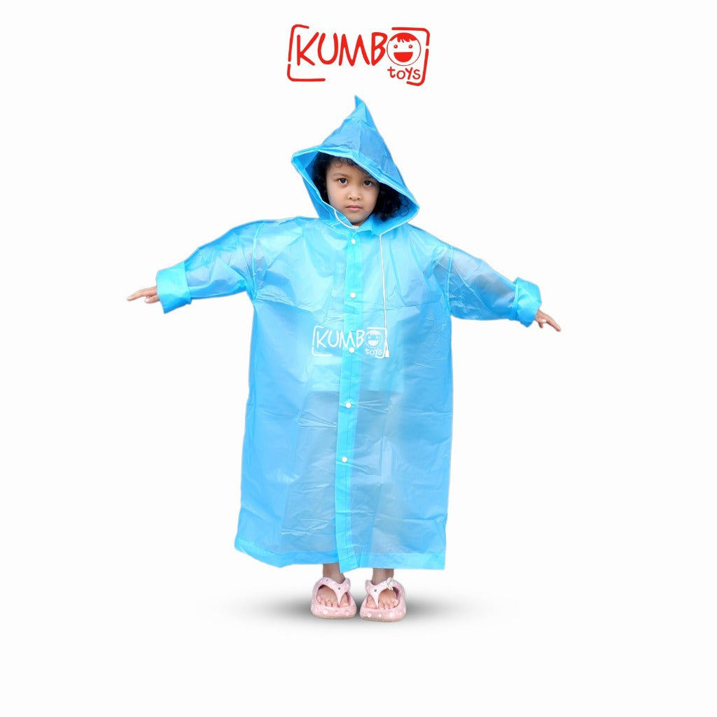 Jas Hujan Anak Polos/ Raincoat Jas Hujan Anak Trendy EVA Waterproff PVC
