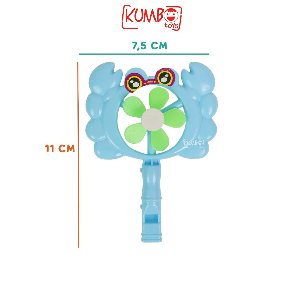 Mainan Edukasi Anak Melatih Speech Delay Kepiting Baling Peluit