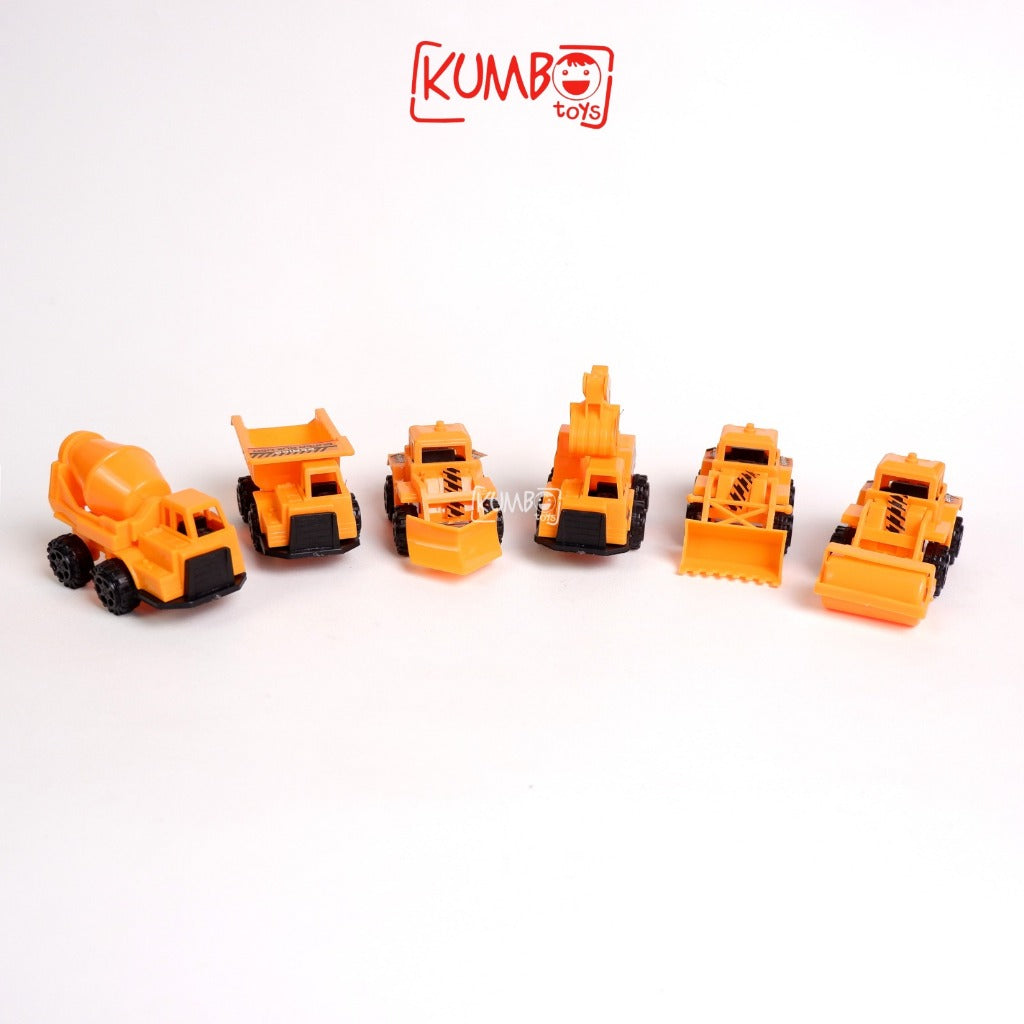 Mainan Anak Mobil Konstruksi Construction Truck Isi 6 Pcs