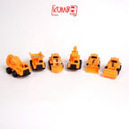 Mainan Anak Mobil Konstruksi Construction Truck Isi 6 Pcs