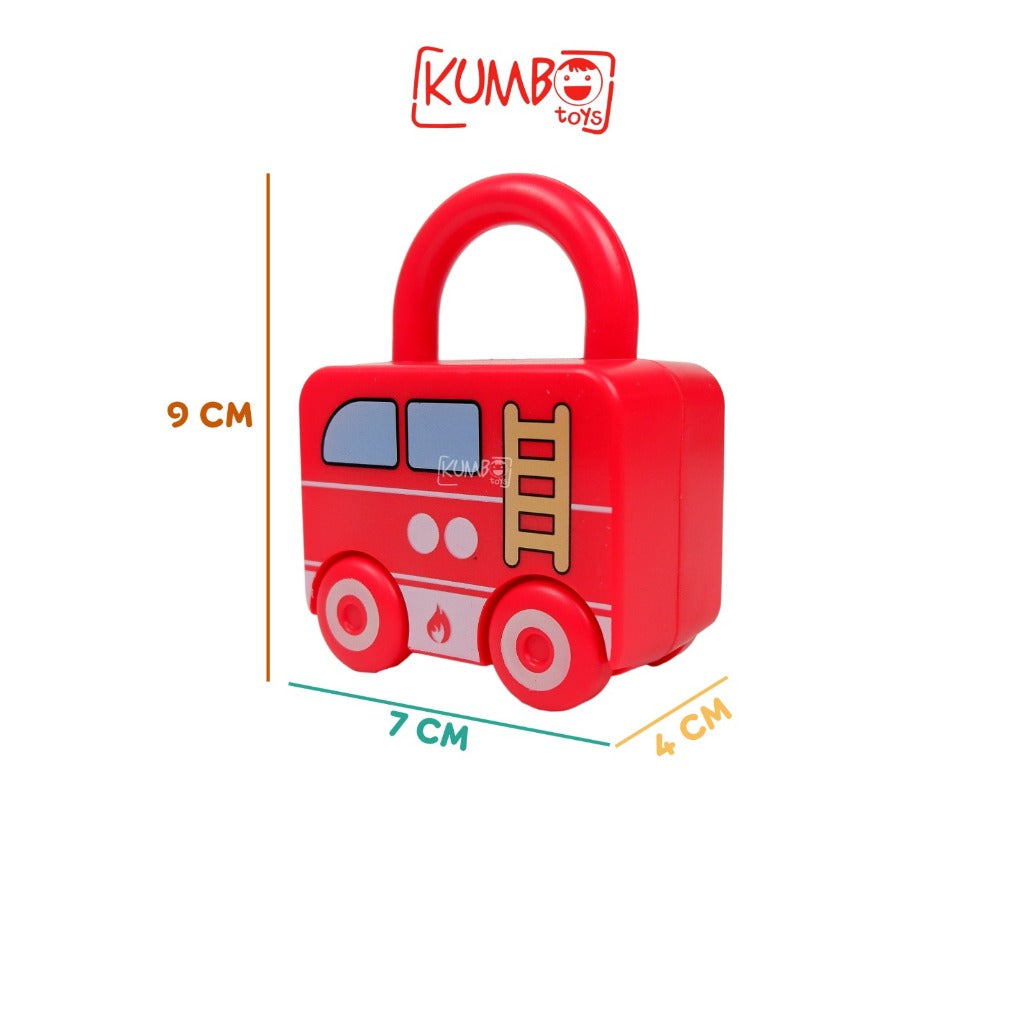 Mainan Set Key Mainan Anak Kunci Gembok