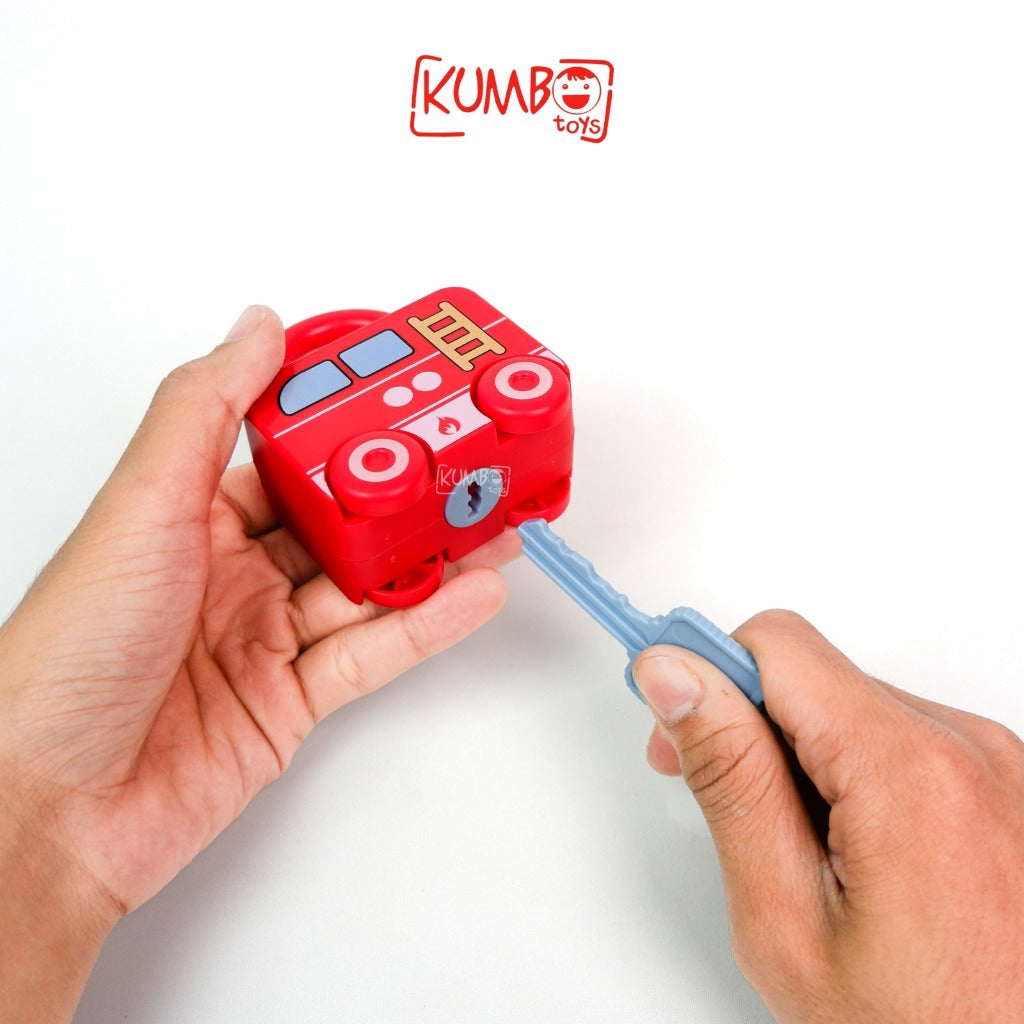 Mainan Set Key Mainan Anak Kunci Gembok