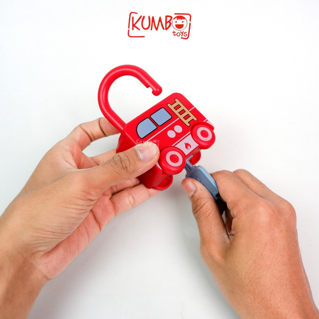 Mainan Set Key Mainan Anak Kunci Gembok