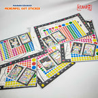 Mainan Edukasi Menempel Sticker / Label Dot Karakter Bergambar Mewarnai Anak