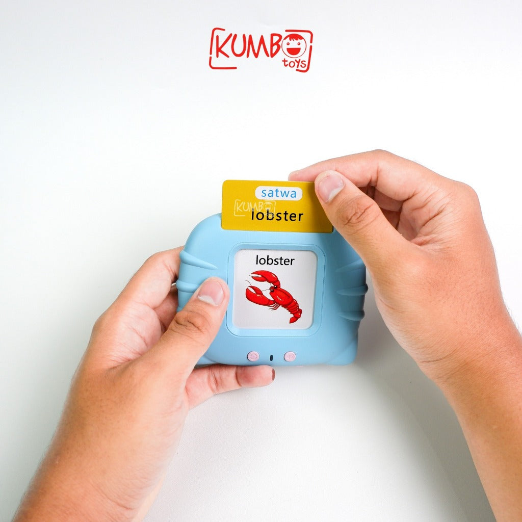 Mainan Edukasi Flash Card Learning Sound Kartu Pendidikan Anak Early Education Bilingual Device