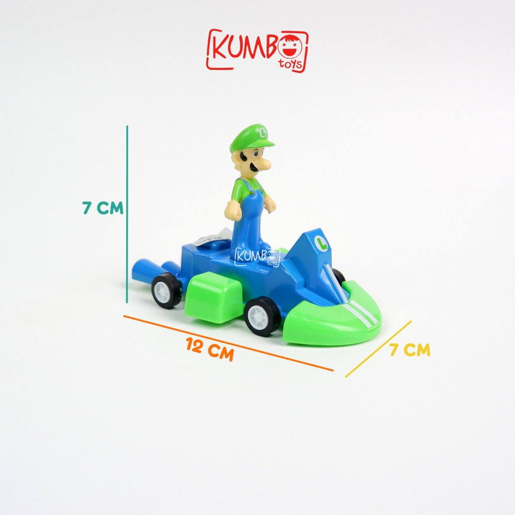 Mainan Mobil Pullback SUPER MARIO CAR