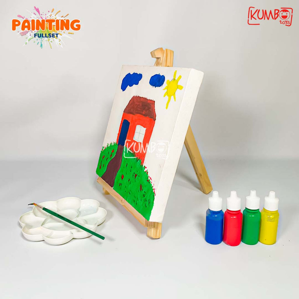 Mainan Edukasi Anak Melukis Painting Full Set