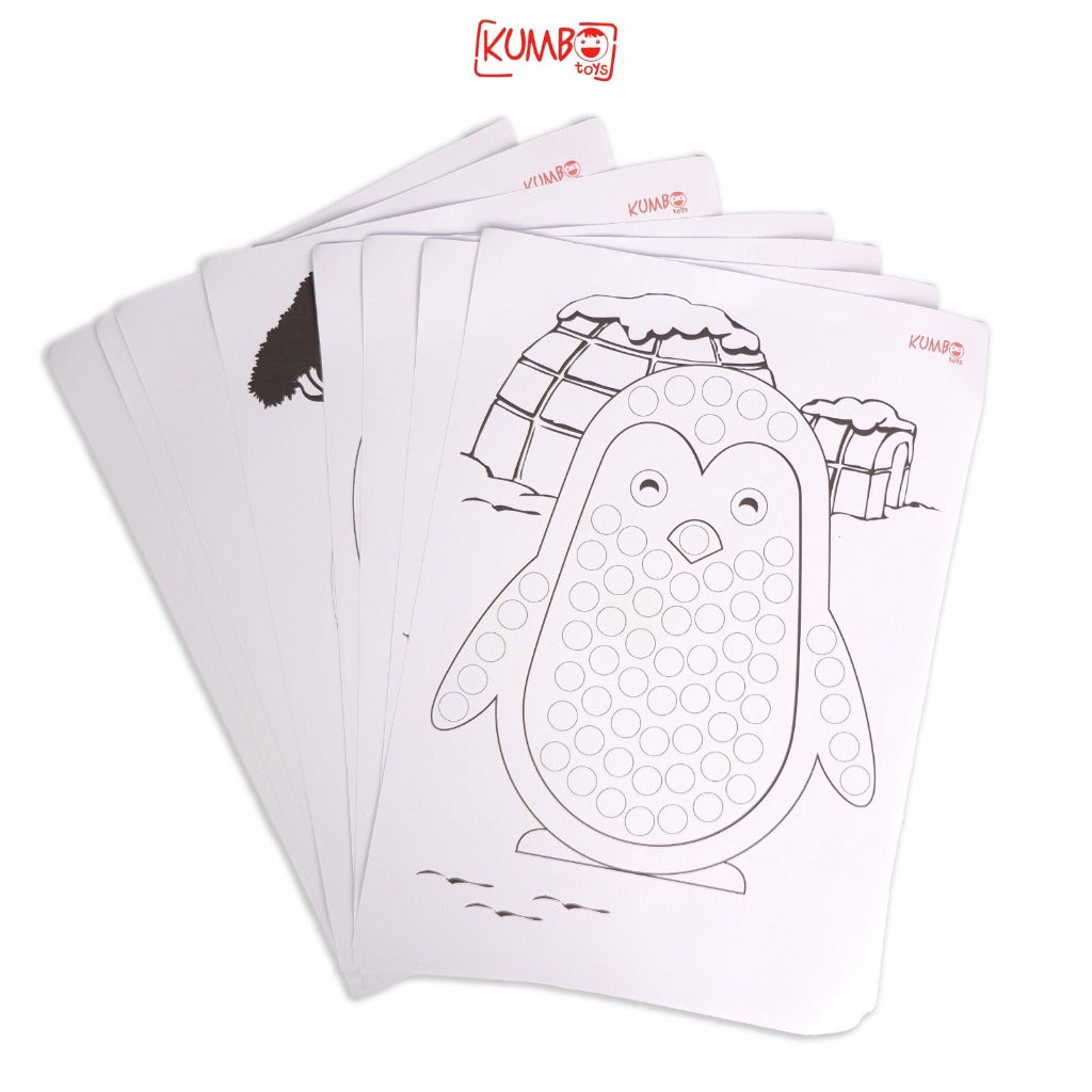 Mainan Edukasi Paket Menempel Dot Sticker/Label