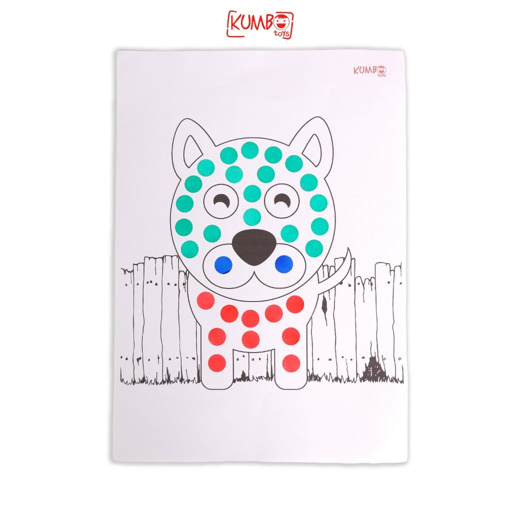 Mainan Edukasi Paket Menempel Dot Sticker/Label