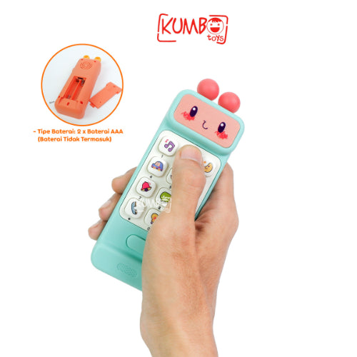 Mainan Edukasi Anak Mobile Phone Toy Mainan Telepon Bayi Music Phone Toy