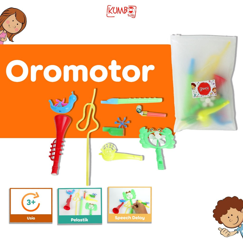 Mainan Edukasi Anak Stimulasi Oromotor Oral Motor Speech Delay Terapi Wicara