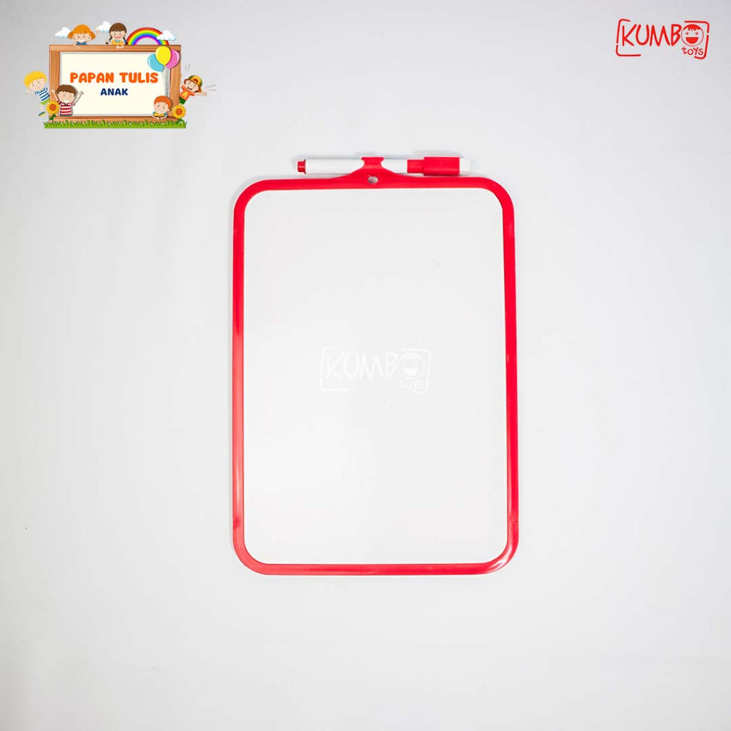 Mainan Edukasi Papan Tulis Kecil Anak Whiteboard Mini Wipe and Clean