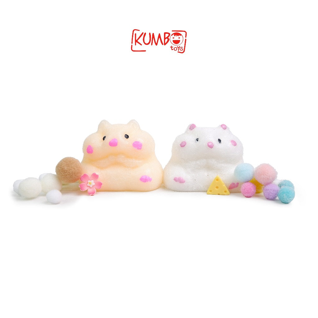 Mainan Anak Squishy Pinch Mouse Cheese And Hamster Squishy Keju