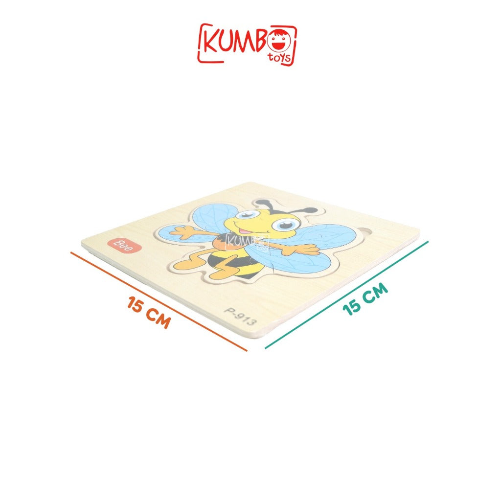 Mainan Edukasi Puzzle Anak Bayi Puzzel Kayu