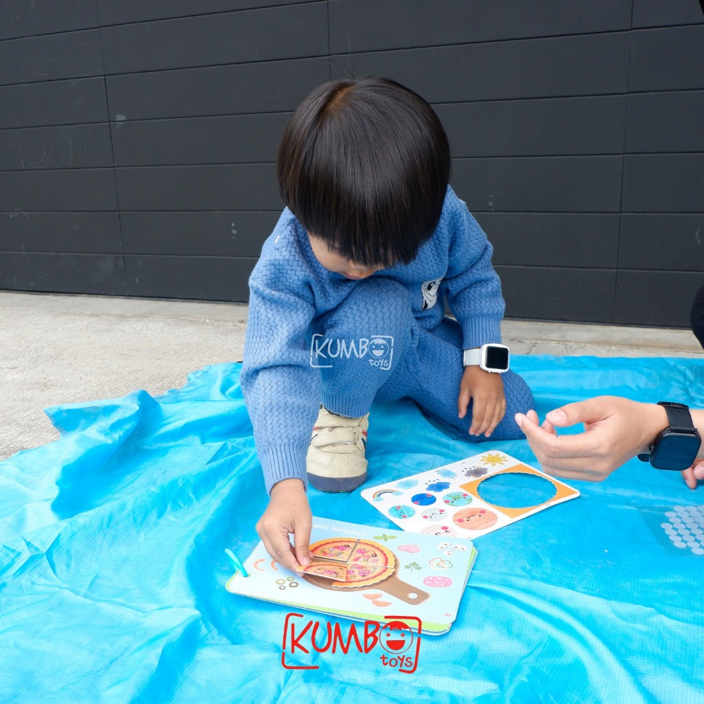 Mainan Edukasi Anak Quiet Book Thinking Game Activity Reusable Book Buku Aktivitas