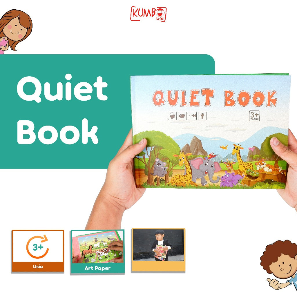 Quiet Book Reused Buku Edukasi Anak Busy Book Pengetahuan Anak