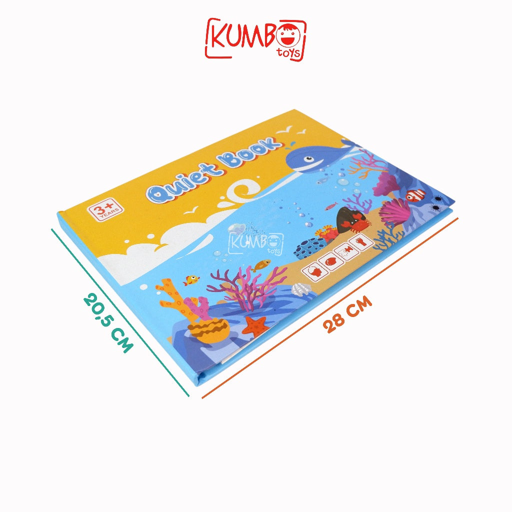 Quiet Book Reused Buku Edukasi Anak Busy Book Pengetahuan Anak